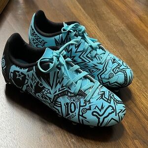 Puma Graphic Blue Soccer Cleats